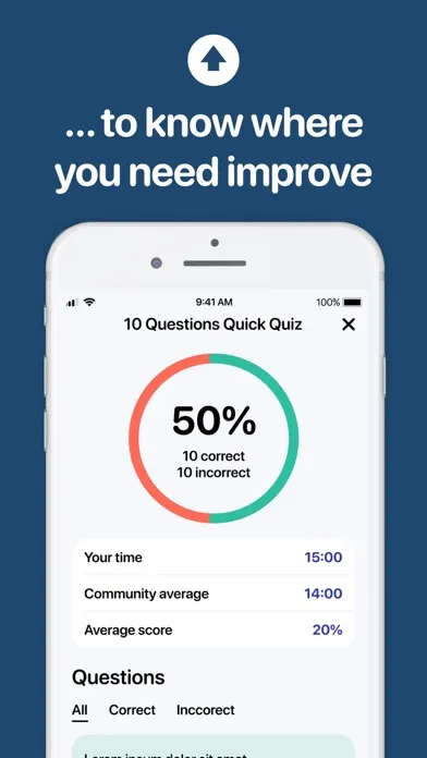 Ảnh chụp màn hình của CEN Exam Prep App