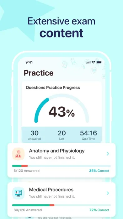 Zrzuty ekranu AAMA® CMA Exam Prep 2024