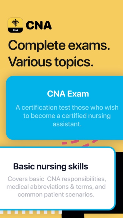 CNA Practice Exam Prep स्क्रीनशॉट