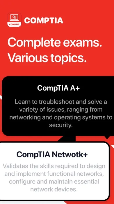 CompTIA A+ & Security + Prep應用截圖