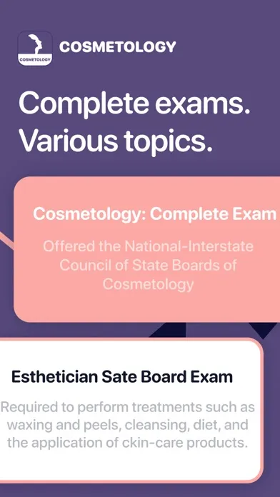 Скриншоты Cosmetology Exam Prep & Review