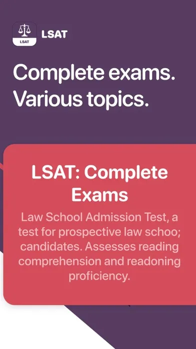 ภาพหน้าจอของ LSAT Prep