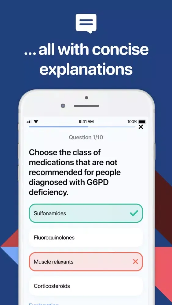 Screenshot di PANCE Exam Prep App