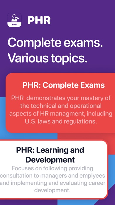 PHR Human Resources Prep Ekran Görüntüleri