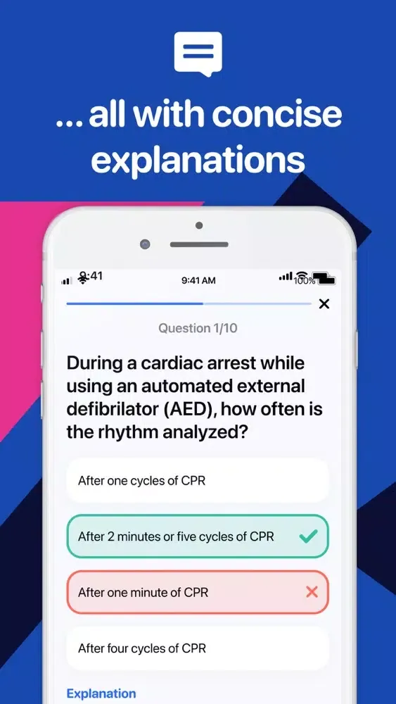 Zrzuty ekranu EMS Mobile Prep App