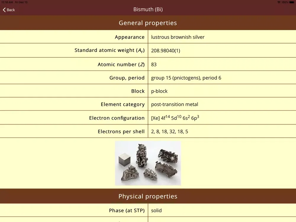 Periodic Table Study iPad  Ekran Görüntüleri