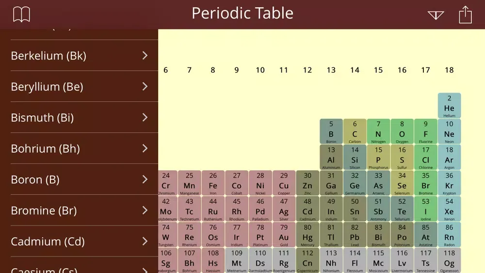 Periodic Table Study Ekran Görüntüleri