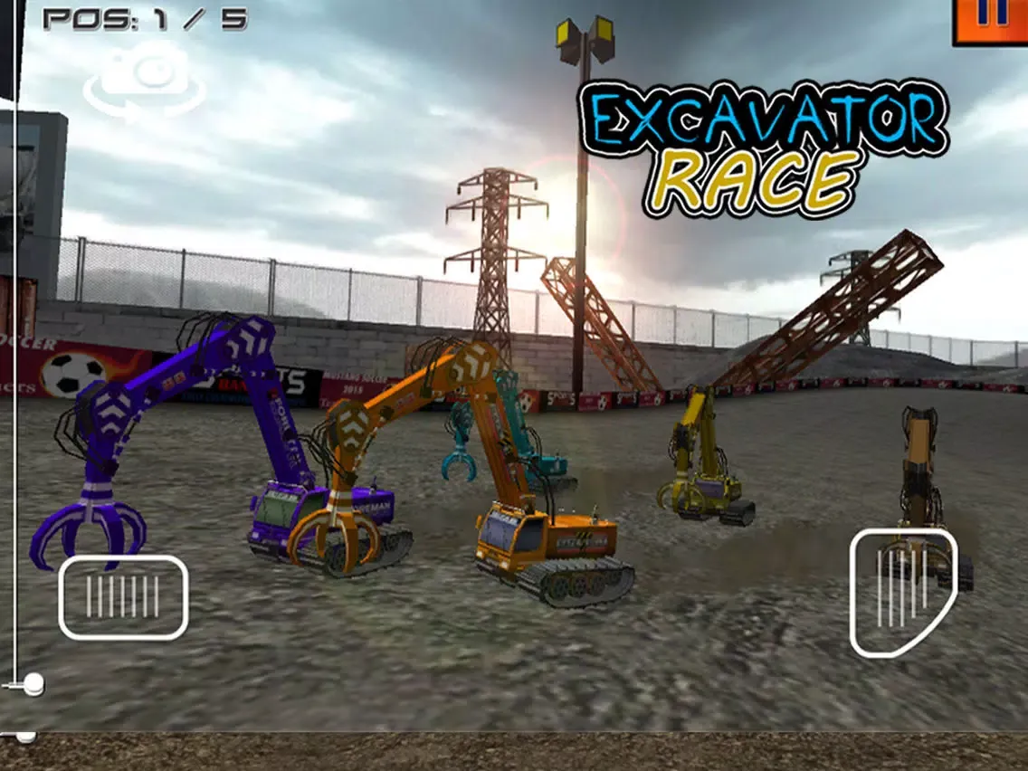 Capturas de pantalla de Excavator Race - 3D Heavy Duty Crane Racing Game iPad 