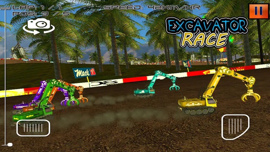 Capturas de pantalla de Excavator Race - 3D Heavy Duty Crane Racing Game