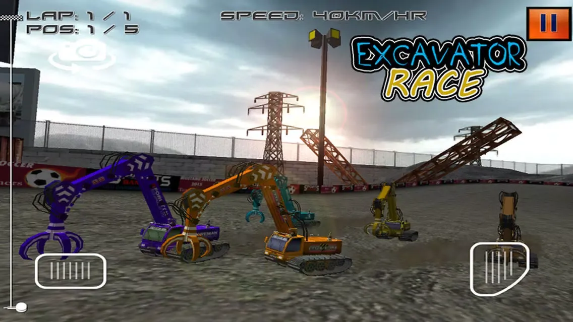 Capturas de pantalla de Excavator Race - 3D Heavy Duty Crane Racing Game