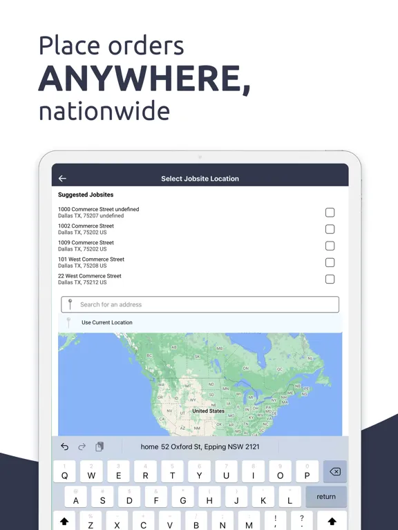 Скриншоты swipejobs Business iPad 