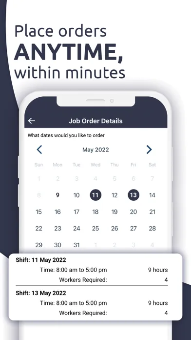 Скриншоты swipejobs Business