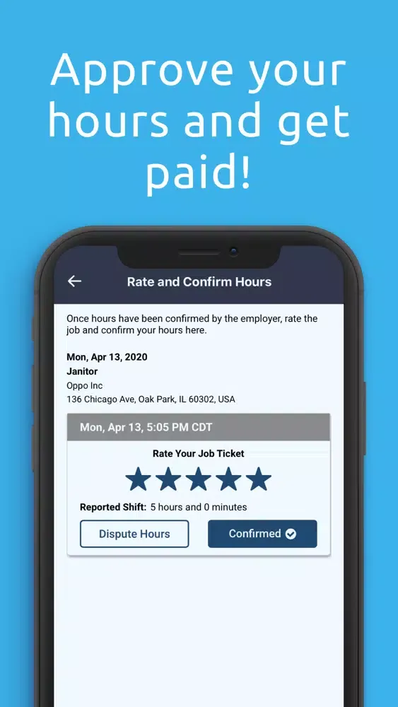 swipejobs سکرین شاٹس