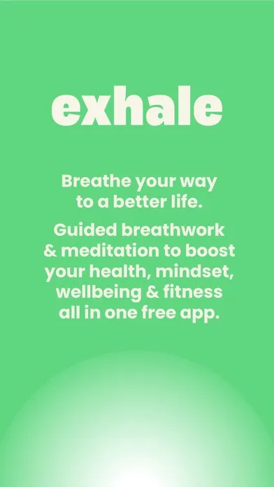 Capturas de pantalla de Exhale: Guided Breathwork