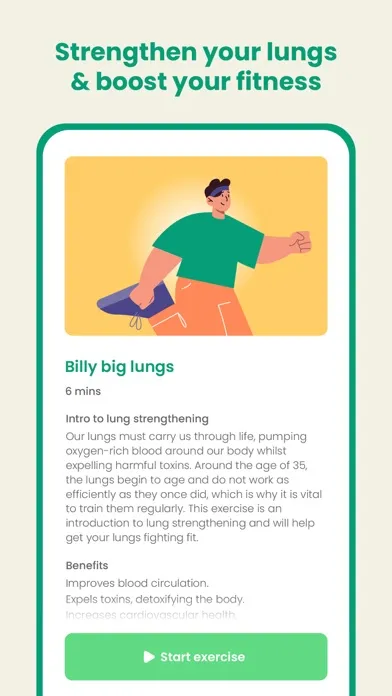 Capturas de pantalla de Exhale: Guided Breathwork