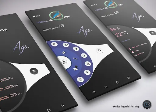 Imperial eXoduX UI for klwp应用截图