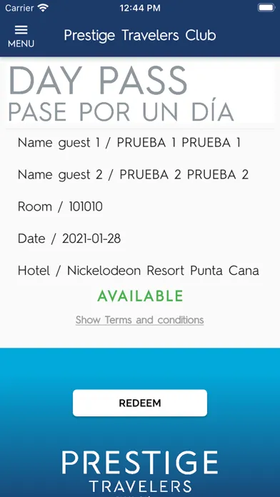 Capturas de pantalla de Prestige Travelers Club