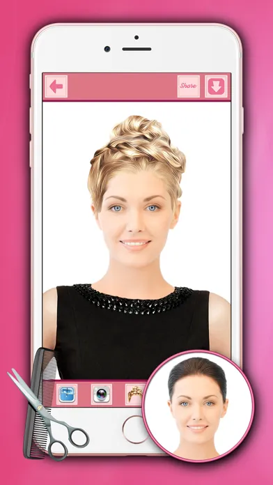 تصاویر HairStyle Makeover For Girls - Hair Salon Editor