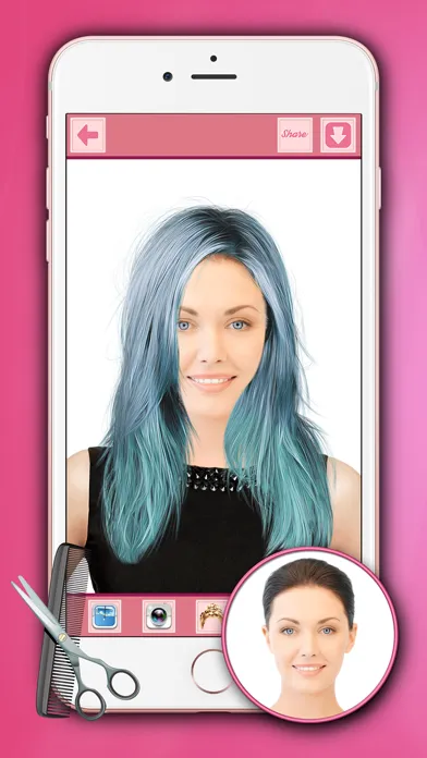 تصاویر HairStyle Makeover For Girls - Hair Salon Editor