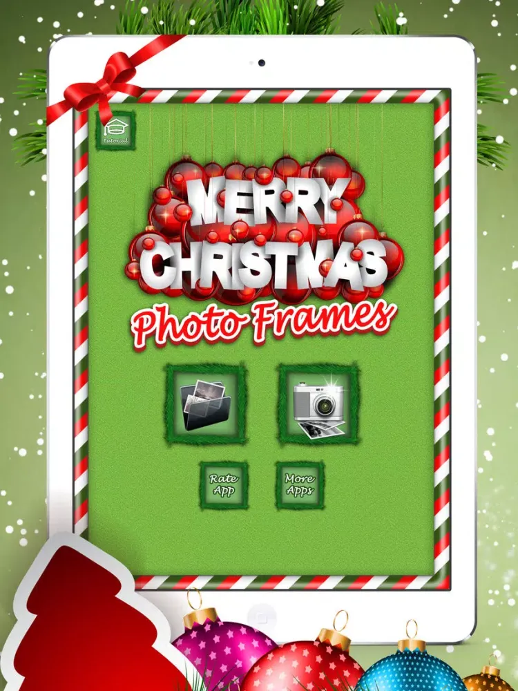 Merry Christmas Photo Frames * iPad  Ekran Görüntüleri