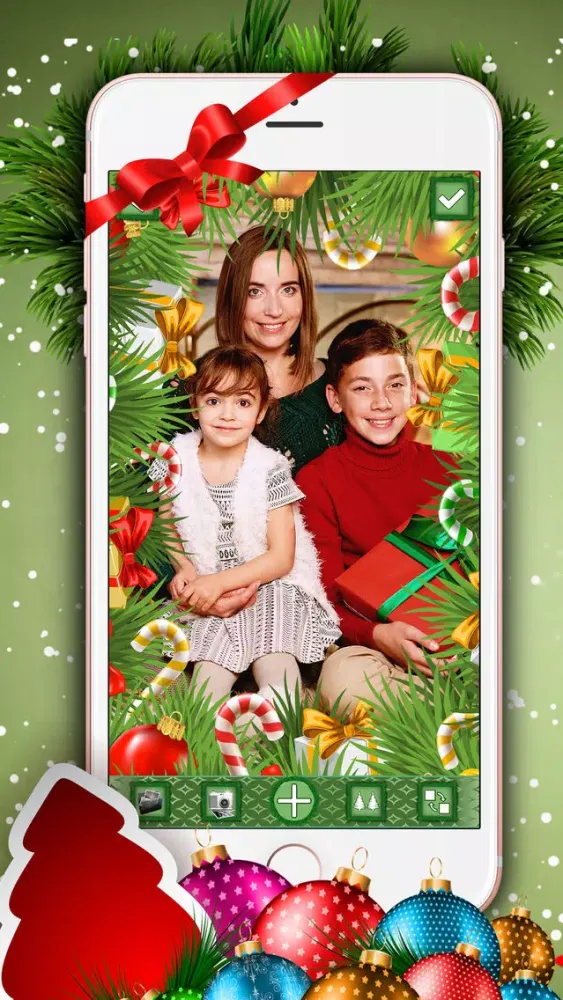 Merry Christmas Photo Frames * Ekran Görüntüleri