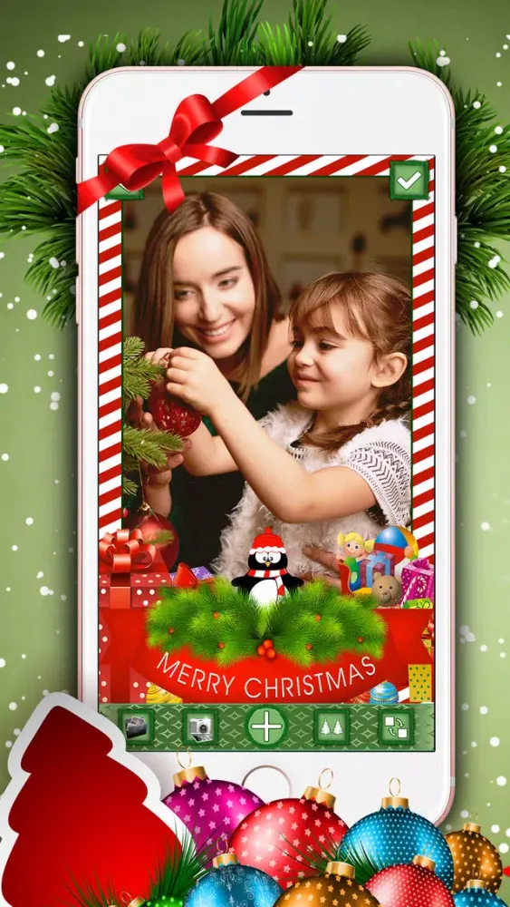 Merry Christmas Photo Frames * Ekran Görüntüleri