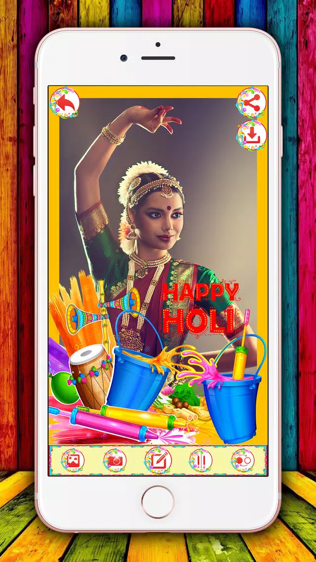 صور Holi Photo Frames - Festival of Colors Pic Editor