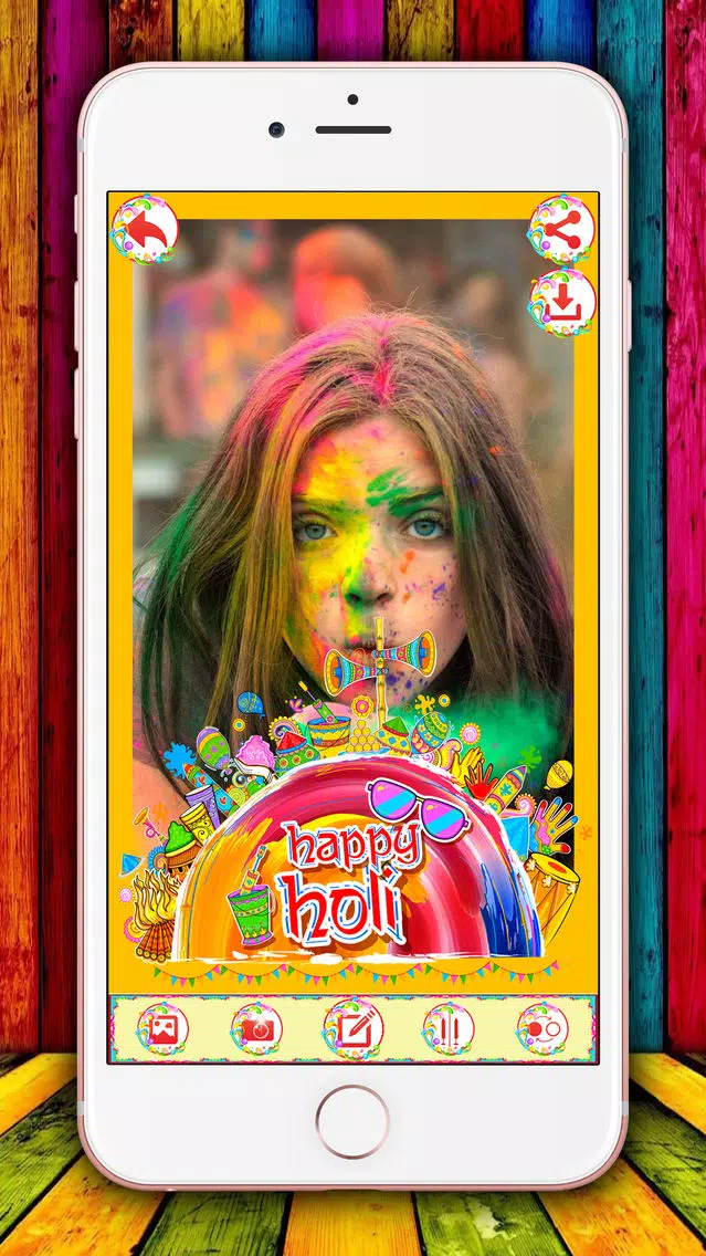 صور Holi Photo Frames - Festival of Colors Pic Editor