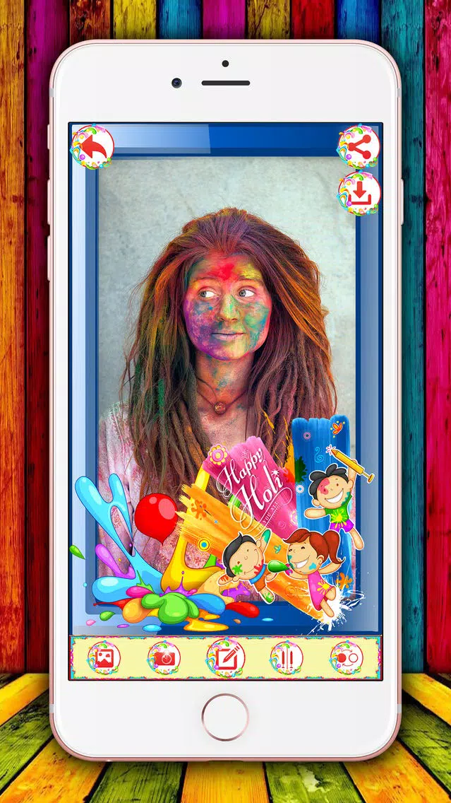 صور Holi Photo Frames - Festival of Colors Pic Editor
