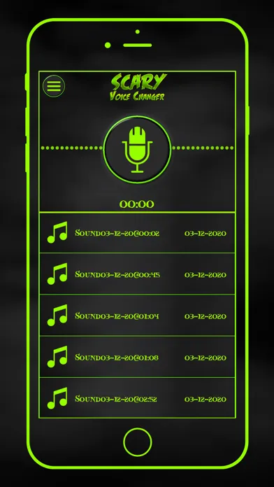 Zrzuty ekranu Scary Voice Changer & Recorder