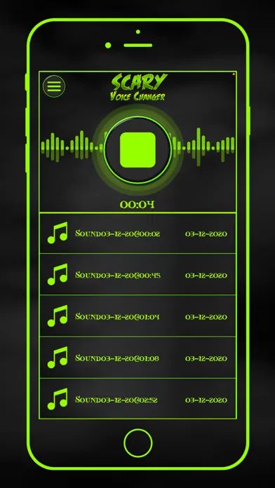 Zrzuty ekranu Scary Voice Changer & Recorder