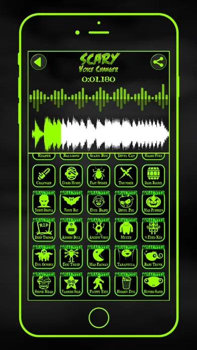 Zrzuty ekranu Scary Voice Changer & Recorder