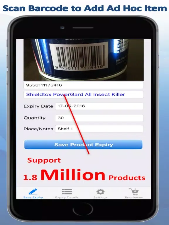 Expiry Alert Biz - Keep track of expiration dates iPad 应用截图