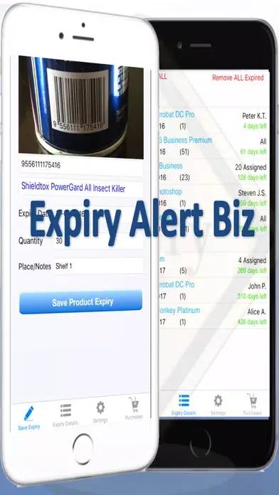 Expiry Alert Biz - Keep track of expiration dates应用截图