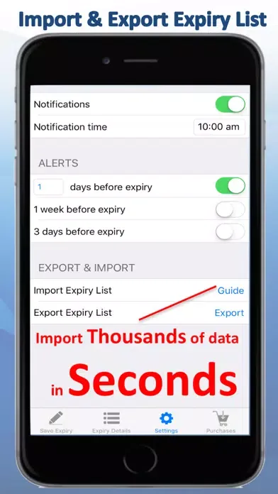 Expiry Alert Biz - Keep track of expiration dates应用截图