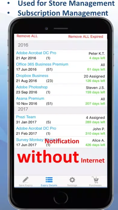 Expiry Alert Biz - Keep track of expiration dates应用截图