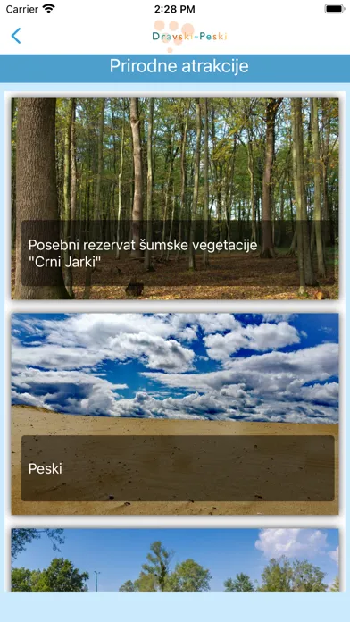 EXPLORE DRAVSKI PESKI Screenshots