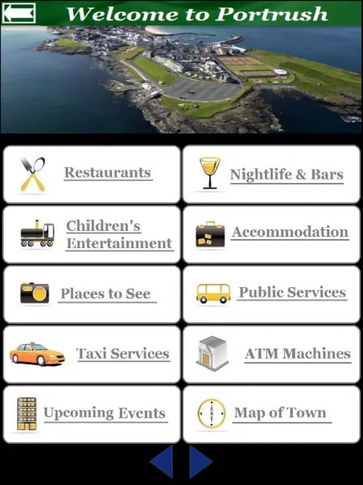 Explore Portrush iPad  Screenshots