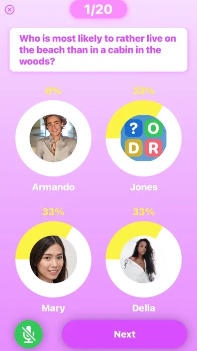 Xpose - Who Is Most Likely To Screenshots