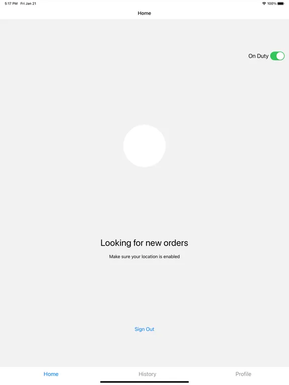 EXQU Courier App iPad  স্ক্রিনশট
