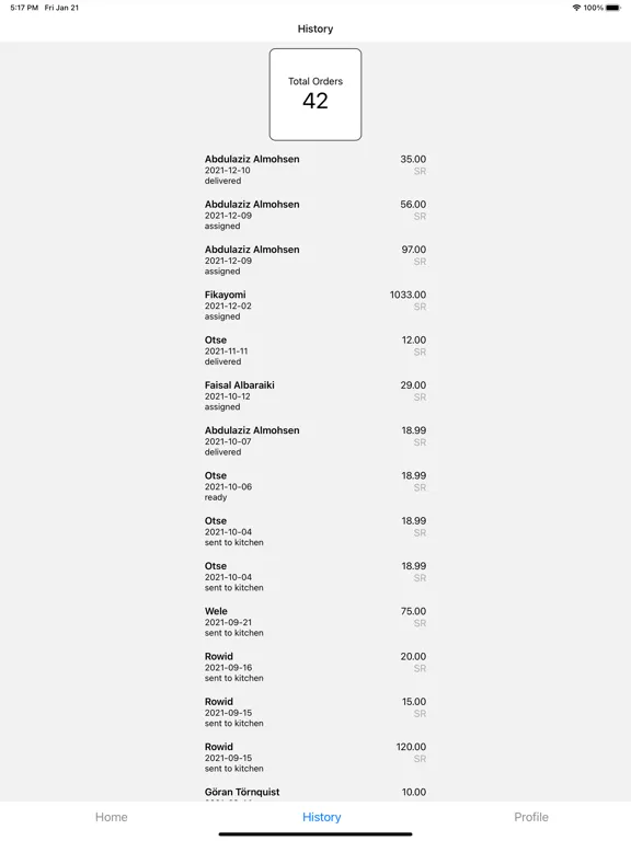 EXQU Courier App iPad  স্ক্রিনশট