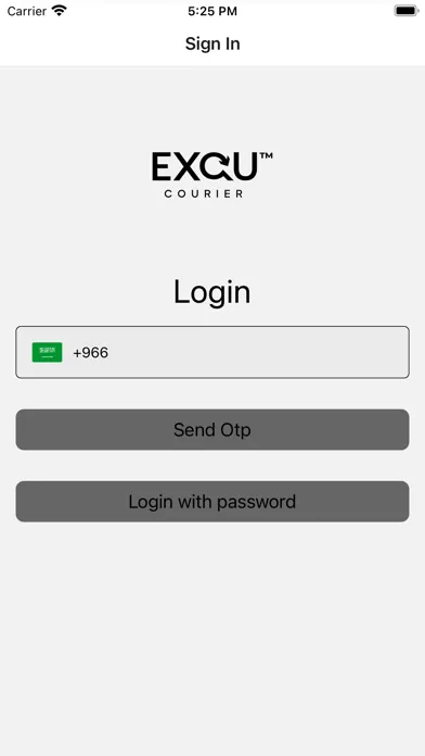 EXQU Courier App স্ক্রিনশট