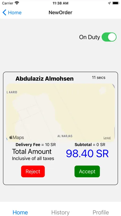 EXQU Courier App স্ক্রিনশট