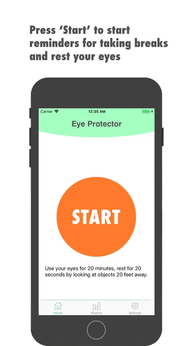 Eye Protector Ekran Görüntüleri