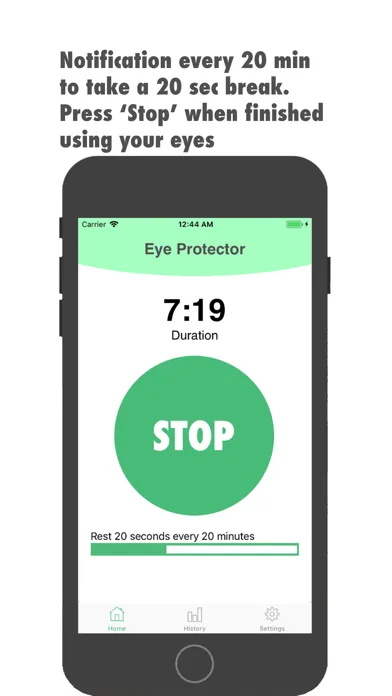 Eye Protector Ekran Görüntüleri