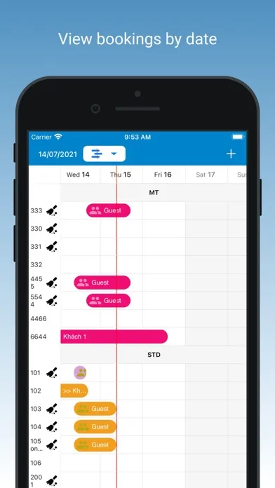 ภาพหน้าจอของ ezCloudHotel Manager