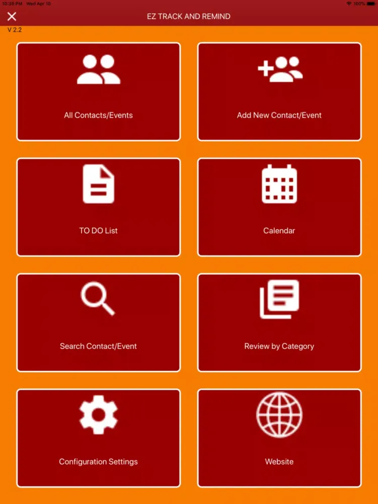 Ez Track and Remind iPad  স্ক্রিনশট