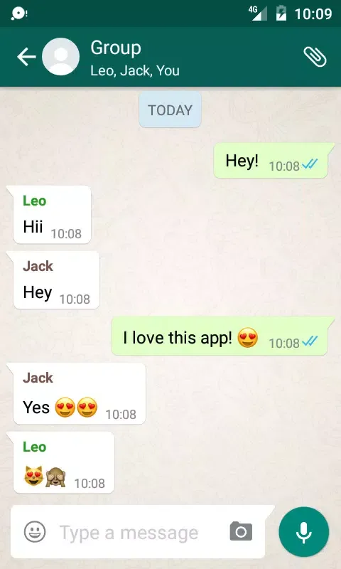 Zrzuty ekranu Fake Chat Conversations