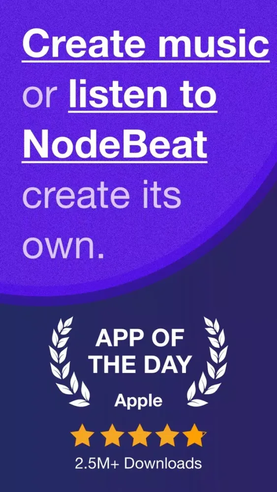 Capturas de tela do NodeBeat - Playful Music