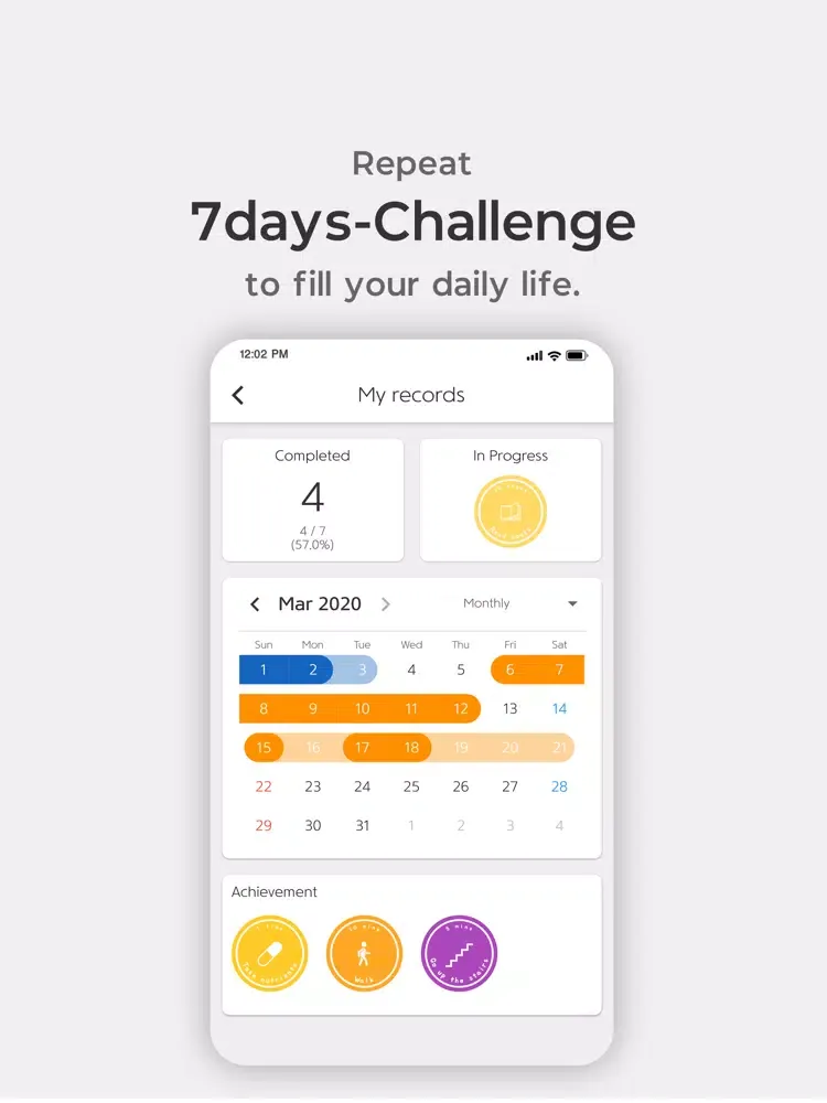 7Days Challenge iPad  Ekran Görüntüleri